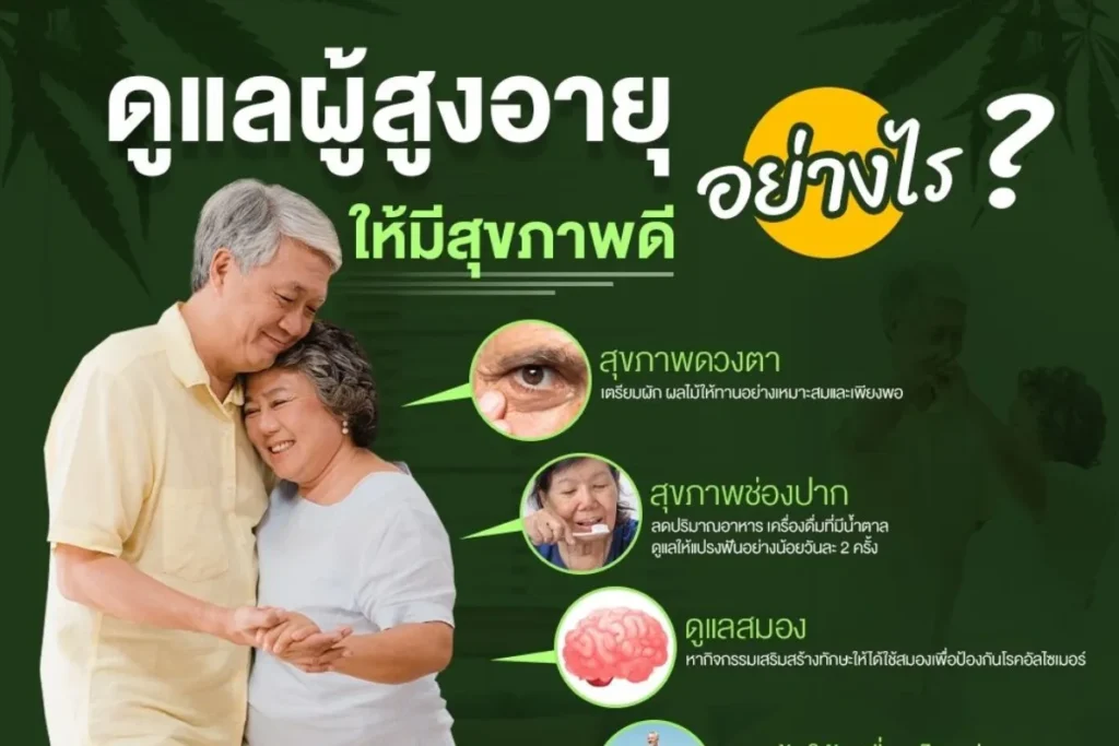 ดูเเลผู้สูงอายุ