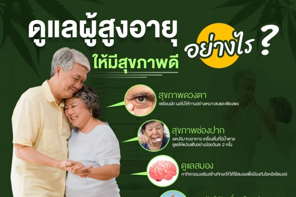 ดูเเลผู้สูงอายุ